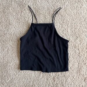 Black Women's Spaghetti Strap Top